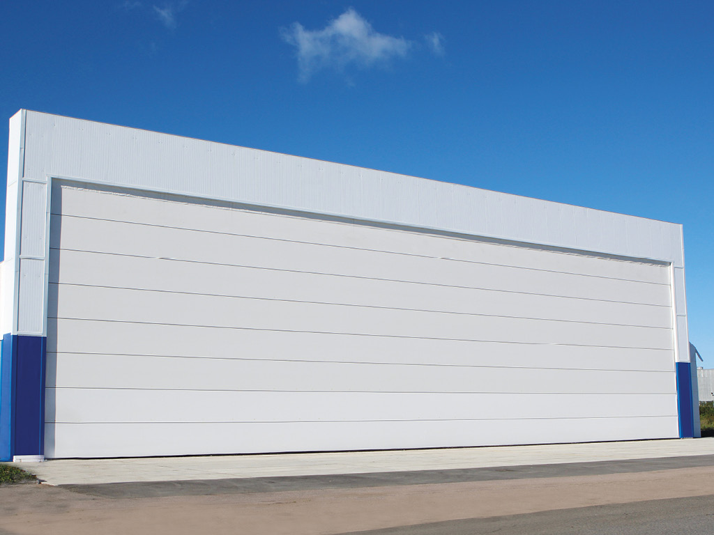 Ангарные ворота шторного типа моносекционные 1 Ангарные ворота шторного типа моносекционные 1