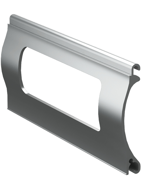 Ворота рулонные (Рольворота) из одностороннего экструдированного роллетного профиля RHE84GM 5 Ворота рулонные (Рольворота) из одностороннего экструдированного роллетного профиля RHE84GM 5