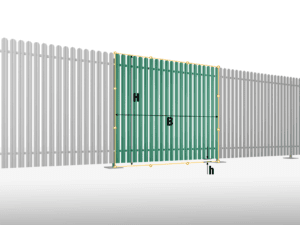 Штакетник м-профиль 10 Штакетник м-профиль 10