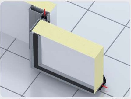 Холодильные двустворчатые распашные двери IsoDoor IDH2 для морозильных камер 5 Холодильные двустворчатые распашные двери IsoDoor IDH2 для морозильных камер 5