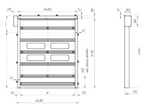 Скоростные складывающиеся ворота SpeedFold SDFS 16 Скоростные складывающиеся ворота SpeedFold SDFS 7