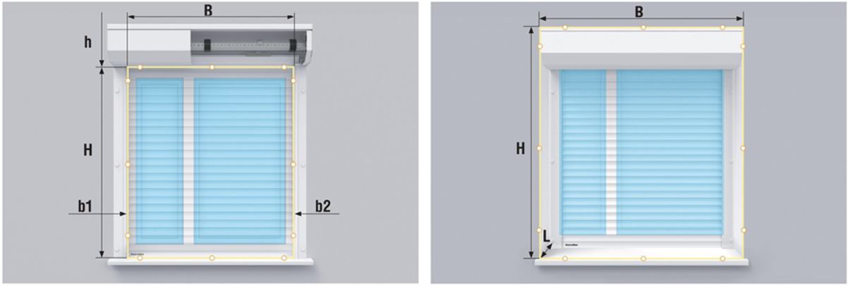 Рольставни на витрину из одностенного экструдированного решетчатого роллетного профиля RHE56GM 3 Рольставни на витрину из одностенного экструдированного решетчатого роллетного профиля RHE56GM 3
