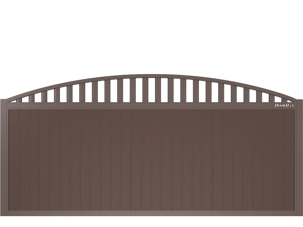 Откатные ворота из сендвич-панелей 21 Откатные ворота из сендвич-панелей 21