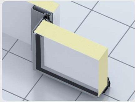 Холодильные двустворчатые распашные двери IsoDoor IDH2 для морозильных камер 4 Холодильные двустворчатые распашные двери IsoDoor IDH2 для морозильных камер 4