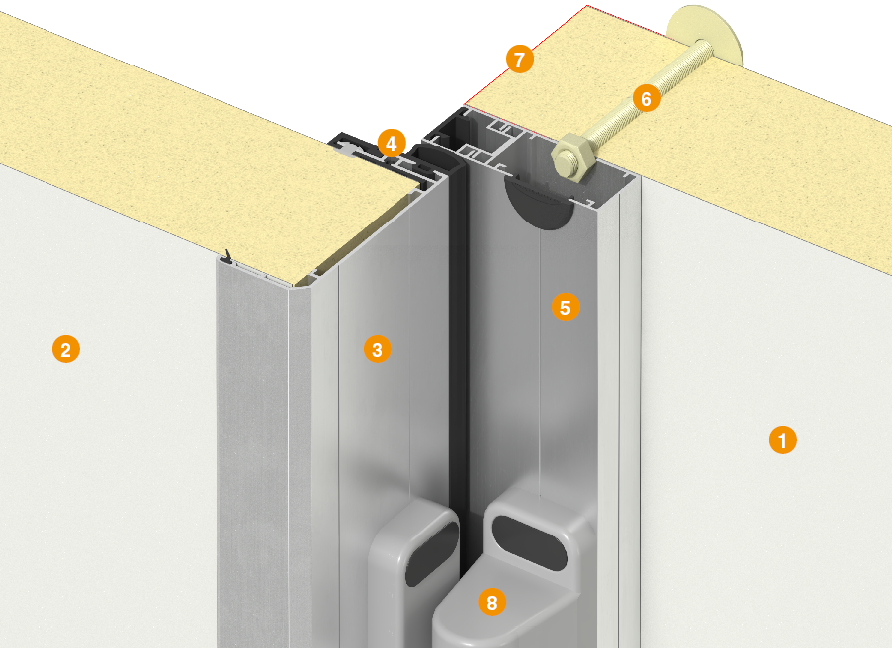 Комплект холодильной камеры Doorhan серии RC-PP 4 Комплект холодильной камеры Doorhan серии RC-PP 3