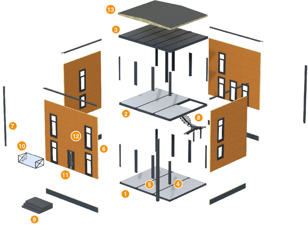 Модульный дом EFFECT LIGHT 118 1 Модульный дом EFFECT LIGHT 118 1