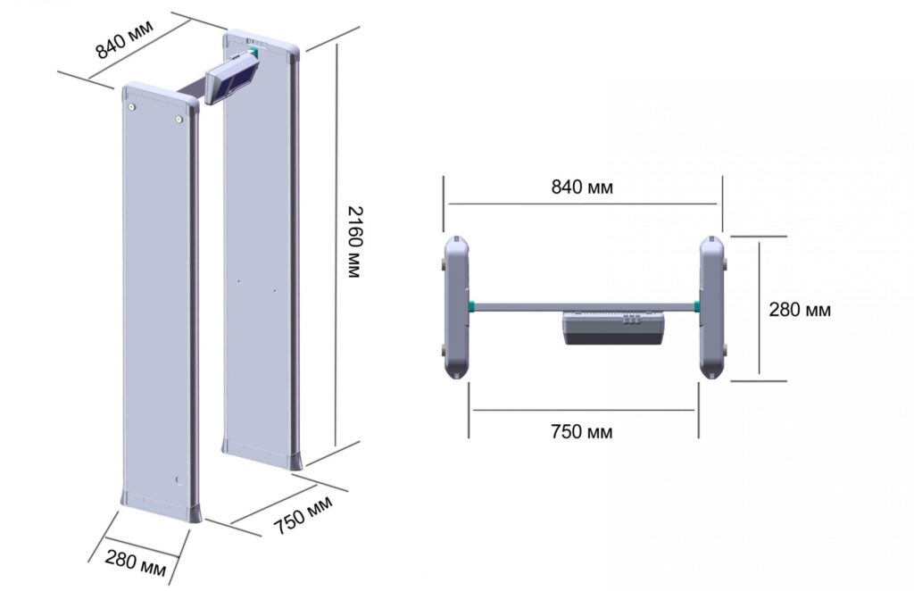 Арочный металлодетектор БЛОКПОСТ PC Z 1 9 Арочный металлодетектор БЛОКПОСТ PC Z 1 9