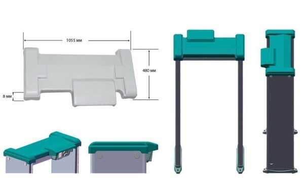 Арочный металлодетектор БЛОКПОСТ PC Z 600 8 Арочный металлодетектор БЛОКПОСТ PC Z 600 8
