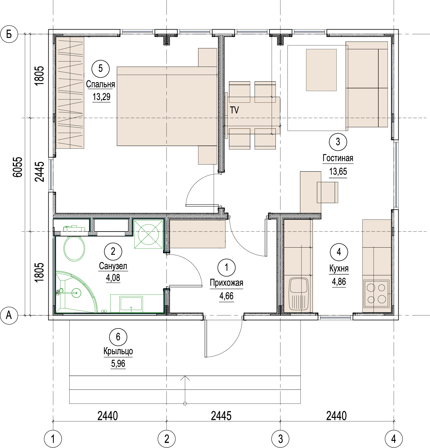 Модульный дом EFFECT LIGHT 44 22 Модульный дом EFFECT LIGHT 44 22