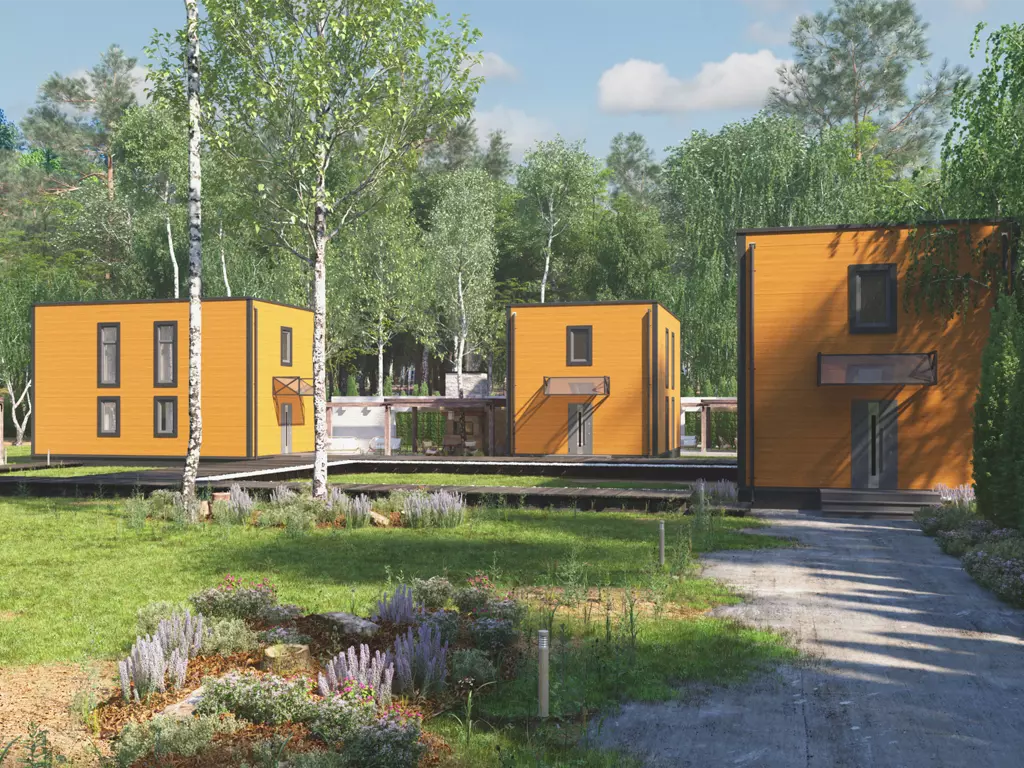 Модульный дом EFFECT LIGHT 118 3 Модульный дом EFFECT LIGHT 118 3