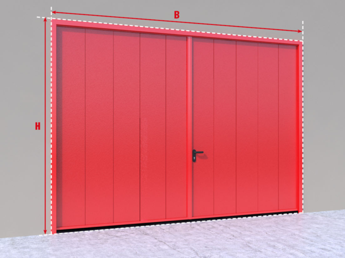 Распашные противопожарные ворота с классом огнестойкости EI90, EI120 8 Распашные противопожарные ворота с классом огнестойкости EI90, EI120 8