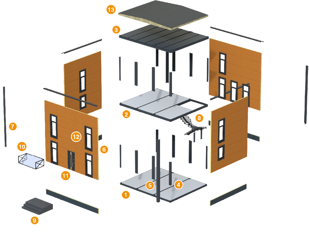 Модульный дом EFFECT LIGHT 88 1 Модульный дом EFFECT LIGHT 88 1