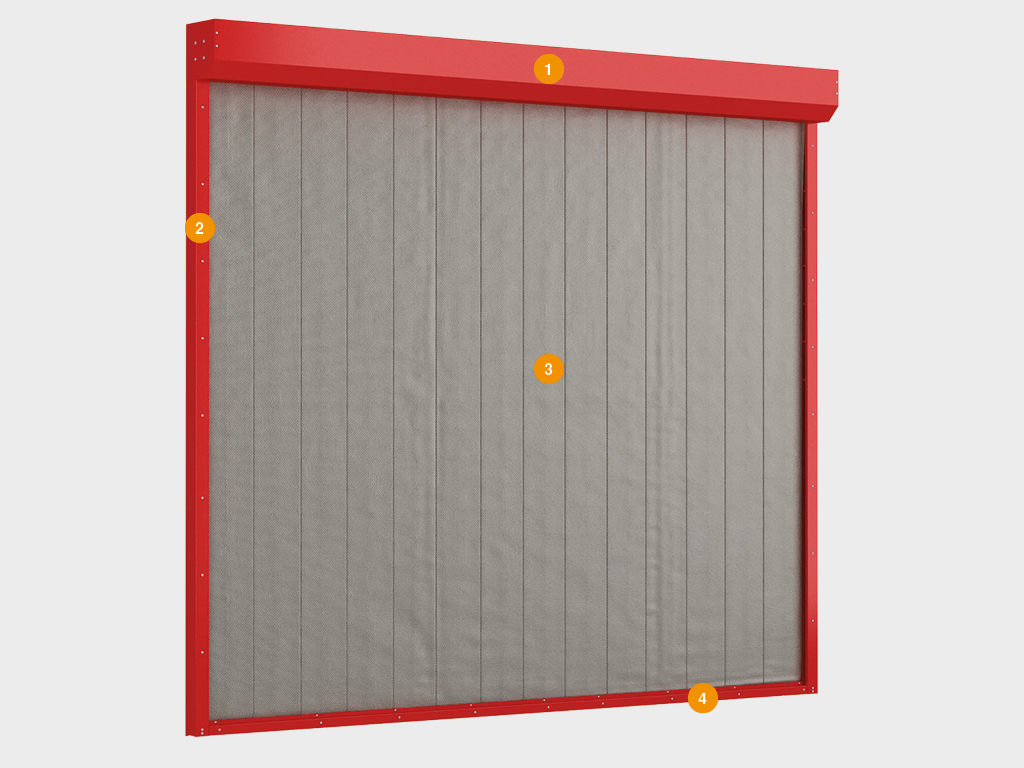 Шторы противопожарные с классом огнестойкости E 120/I 60 4 Шторы противопожарные с классом огнестойкости E 120/I 60 4