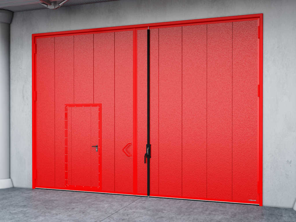 Распашные противопожарные ворота с классом огнестойкости EI90, EI120 18 Распашные противопожарные ворота с классом огнестойкости EI90, EI120 18