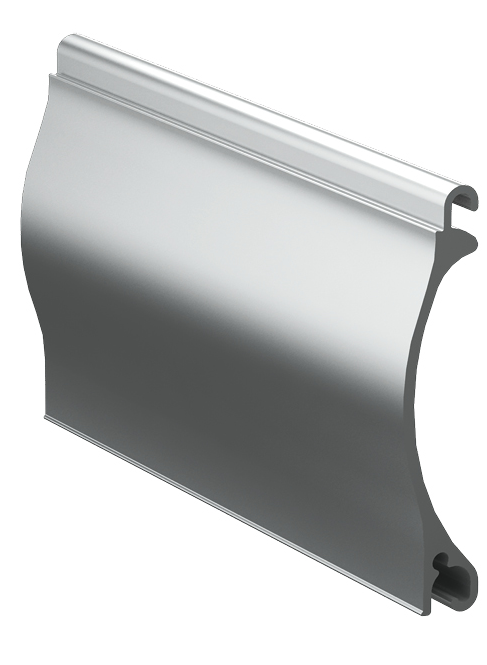 Ворота рулонные (Рольворота) из одностороннего экструдированного роллетного профиля RHE84М 7 Ворота рулонные (Рольворота) из одностороннего экструдированного роллетного профиля RHE84М 7