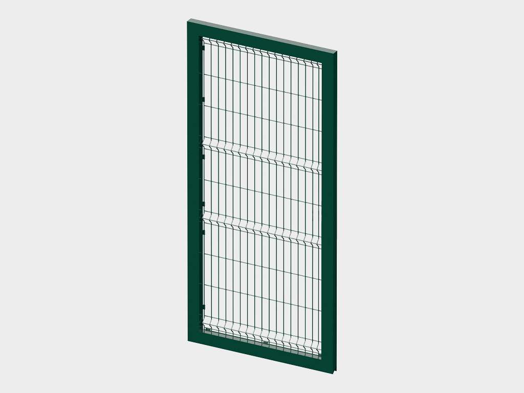 Калитка со стальной рамой и заполнением сварной сеткой 13 Калитка со стальной рамой и заполнением сварной сеткой 13