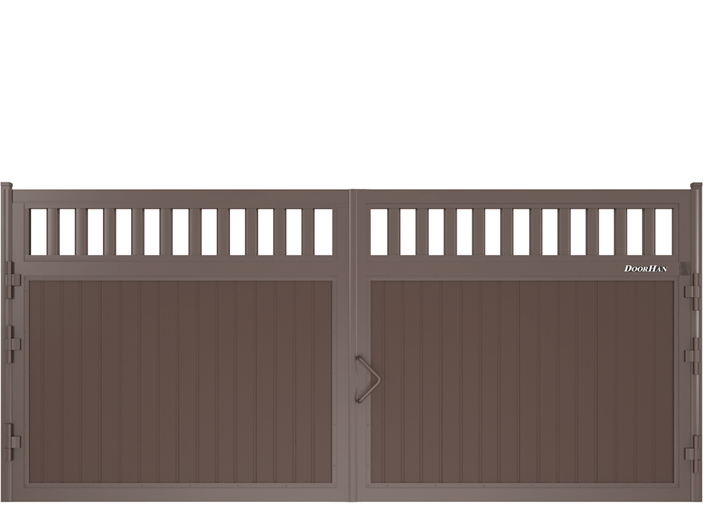 Распашные ворота из сендвич-панелей 10 Распашные ворота из сендвич-панелей 10