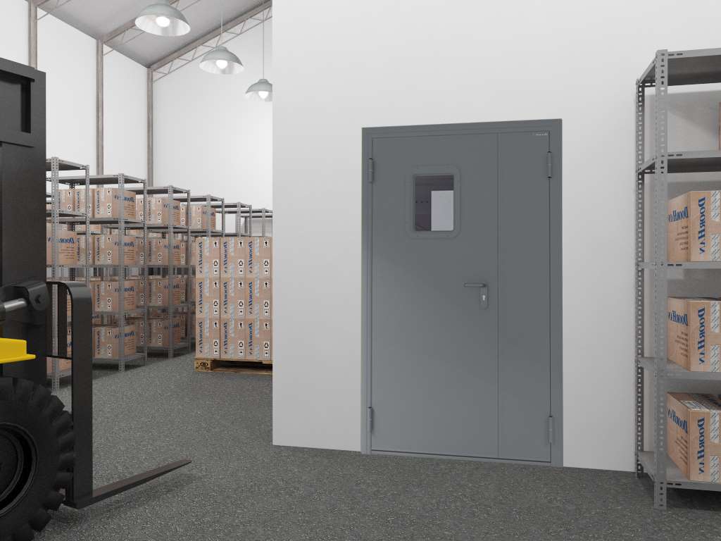 Технические двери двустворчатые 1 Технические двери двустворчатые 1