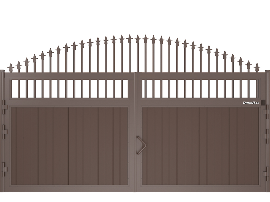 Распашные ворота из сендвич-панелей 12 Распашные ворота из сендвич-панелей 12