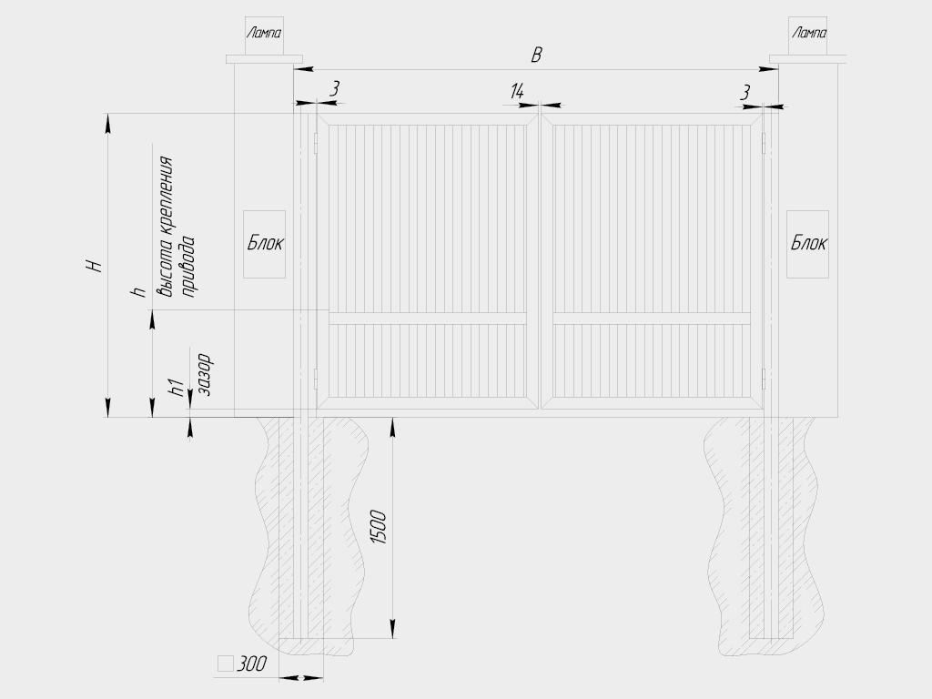 Распашные ворота из сендвич-панелей 33 Распашные ворота из сендвич-панелей 33