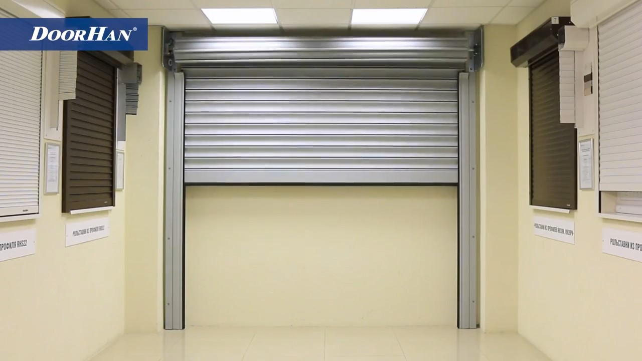 Ворота рулонные стальные с внутривальным приводом 9 Ворота рулонные стальные с внутривальным приводом 9