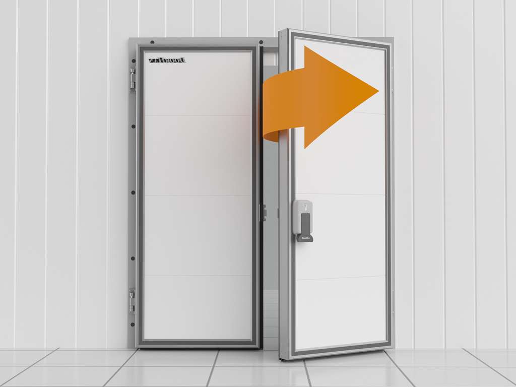 Холодильные двустворчатые распашные двери IsoDoor IDH2 для морозильных камер 3 Холодильные двустворчатые распашные двери IsoDoor IDH2 для морозильных камер 3