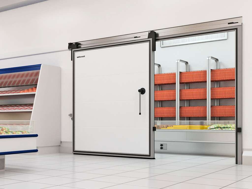 Холодильные откатные двери IsoDoor IDS1 для морозильных камер 12 Холодильные откатные двери IsoDoor IDS1 для морозильных камер 12