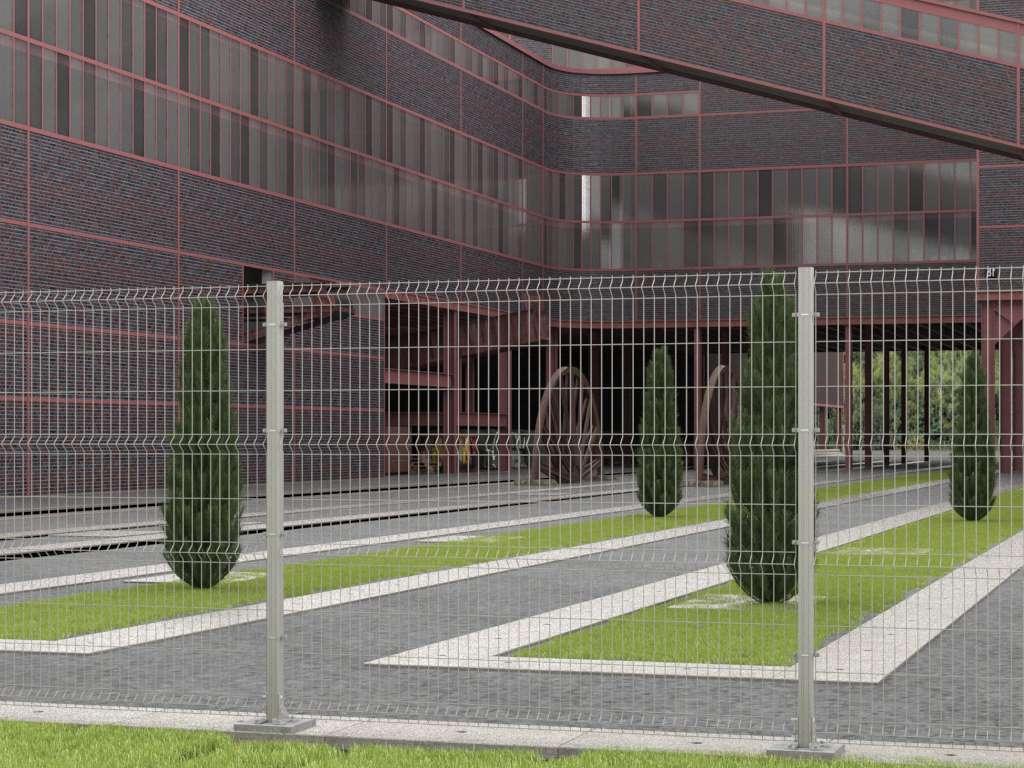 Забор из заборной секции «Стандарт» и стального прутка 4 и 5 мм 10 Забор из заборной секции «Стандарт» и стального прутка 4 и 5 мм 10