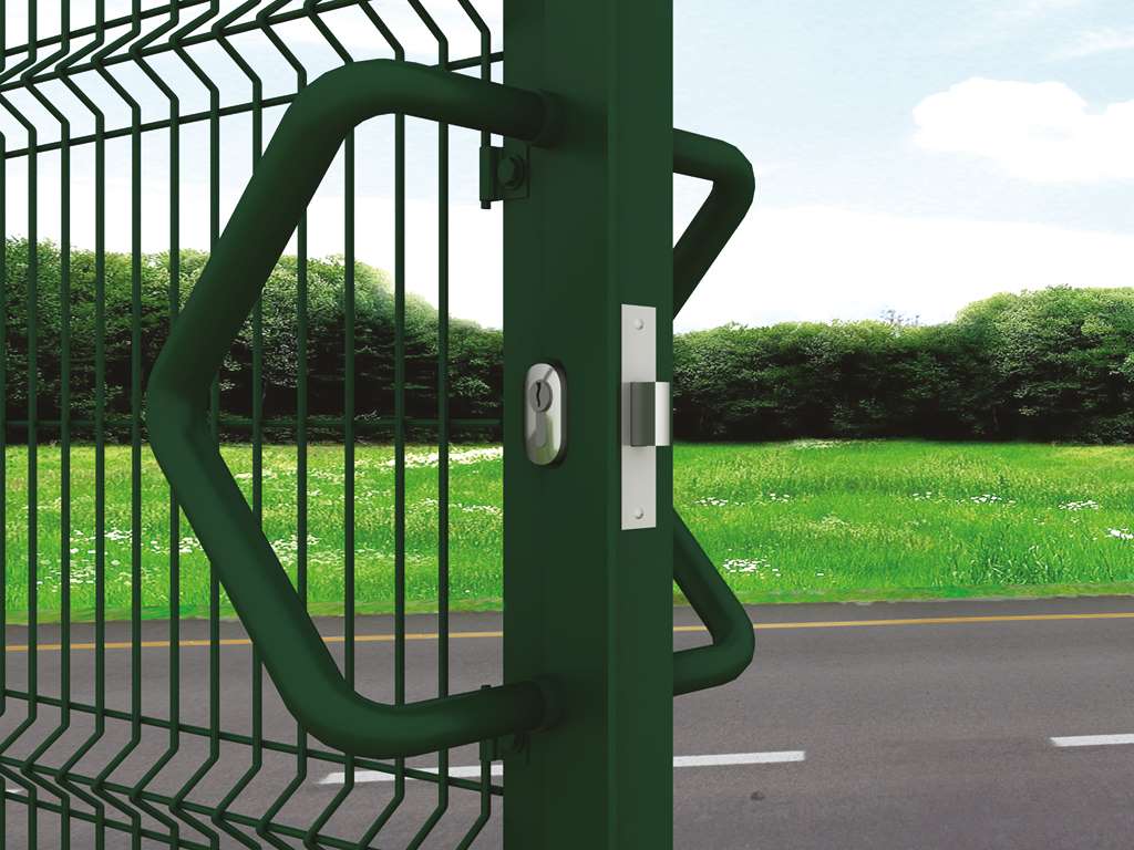 Калитка со стальной рамой и заполнением сварной сеткой 17 Калитка со стальной рамой и заполнением сварной сеткой 17