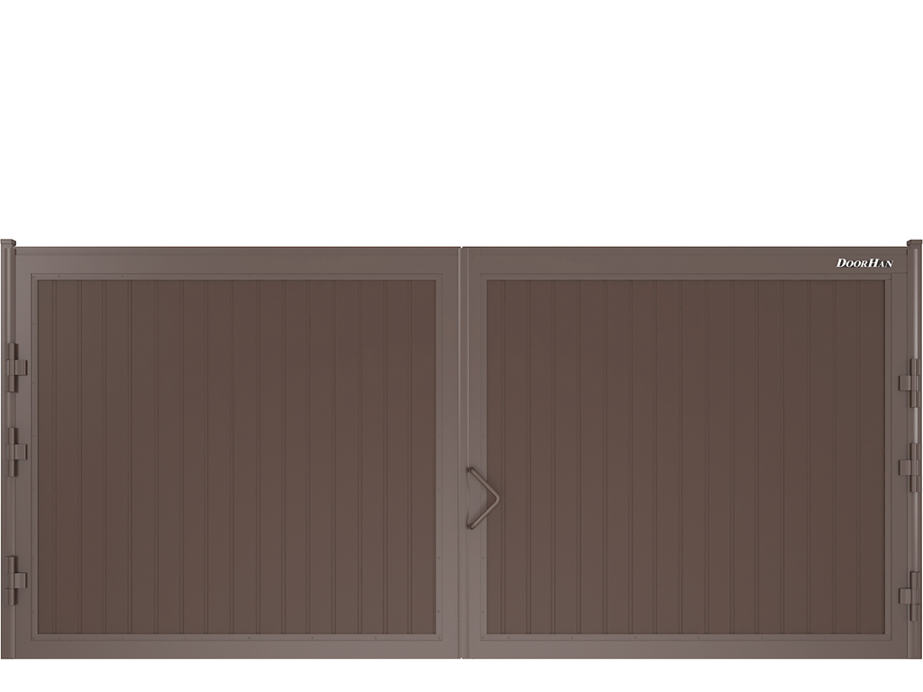 Распашные ворота из сендвич-панелей 9 Распашные ворота из сендвич-панелей 9