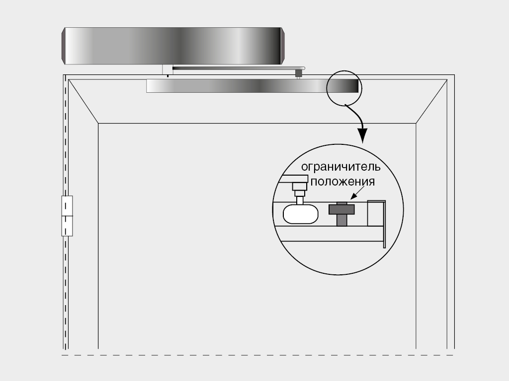 Привод автоматический для распашной двери AD-SWING 2 Привод автоматический для распашной двери AD-SWING 2