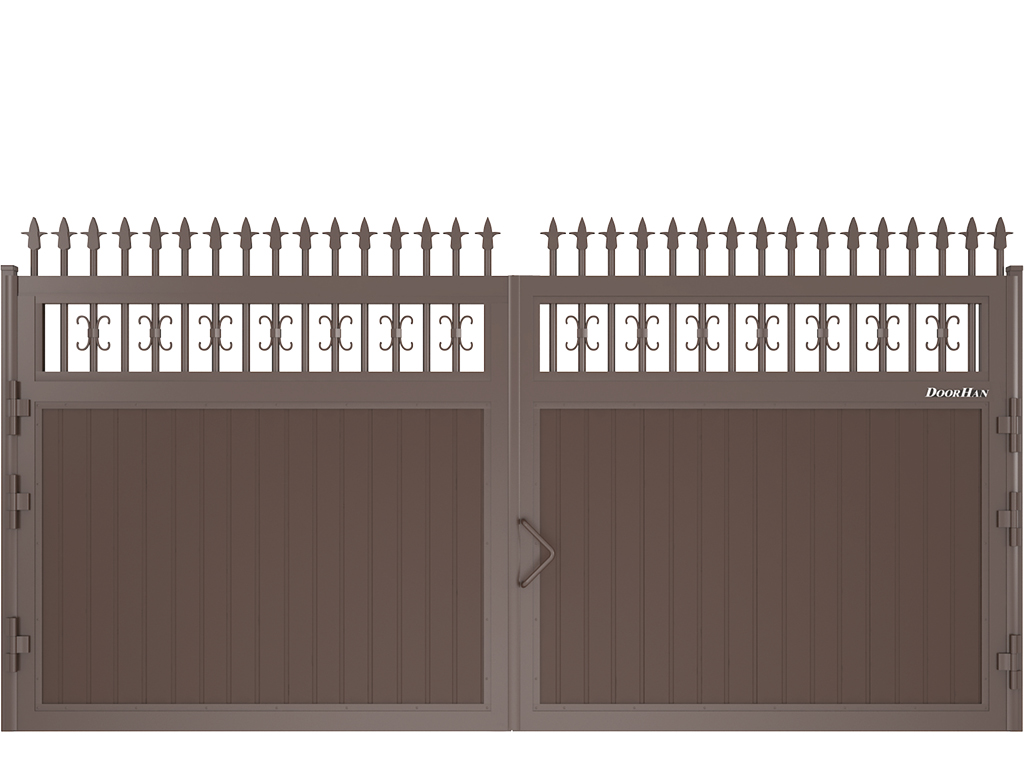 Распашные ворота из сендвич-панелей 11 Распашные ворота из сендвич-панелей 11