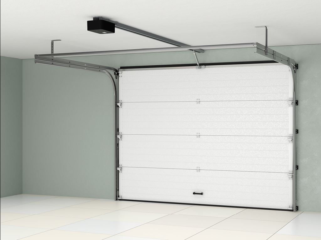 Ворота гаражные секционные из алюминиевых панелей с пружинами растяжения RSD01LUX 10 Ворота гаражные секционные из алюминиевых панелей с пружинами растяжения RSD01LUX 10