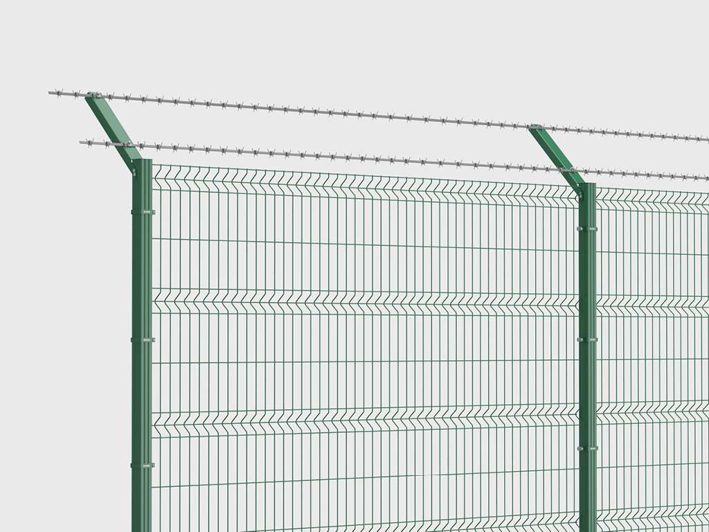 Забор из заборной секции «Оптима Лайт» и стального прутка 3,5 мм 17 Забор из заборной секции «Оптима Лайт» и стального прутка 3,5 мм 17