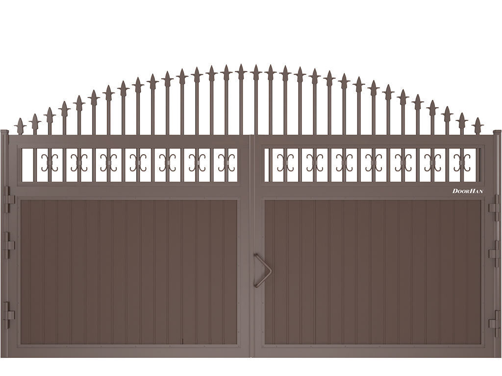 Распашные ворота из сендвич-панелей 14 Распашные ворота из сендвич-панелей 14