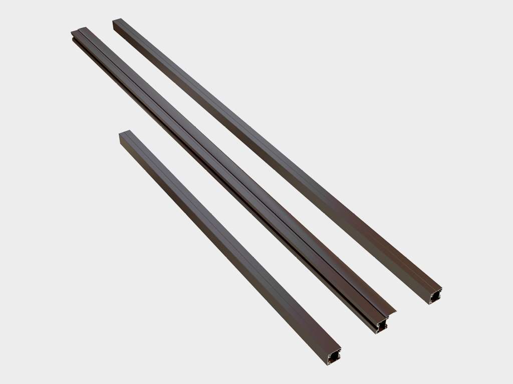 Калитка в алюминиевой раме с заполнением профлистом PSD-P 12 Калитка в алюминиевой раме с заполнением профлистом PSD-P 12