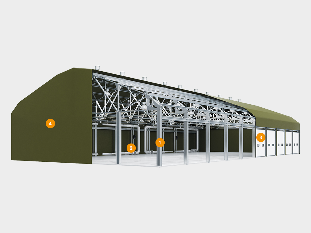 Тентовые мобильные конструкции DoorHan 1 Тентовые мобильные конструкции DoorHan 1
