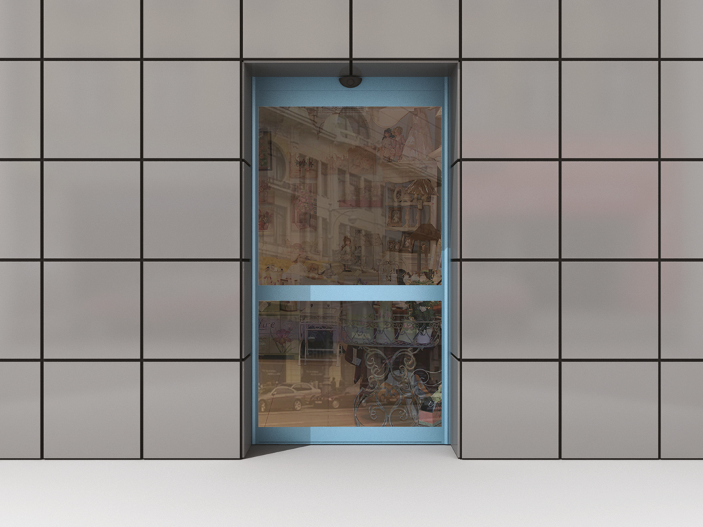 Автоматические двери раздвижные DH-DS35 с приводом AD-SP 1 Автоматические двери раздвижные DH-DS35 с приводом AD-SP 1