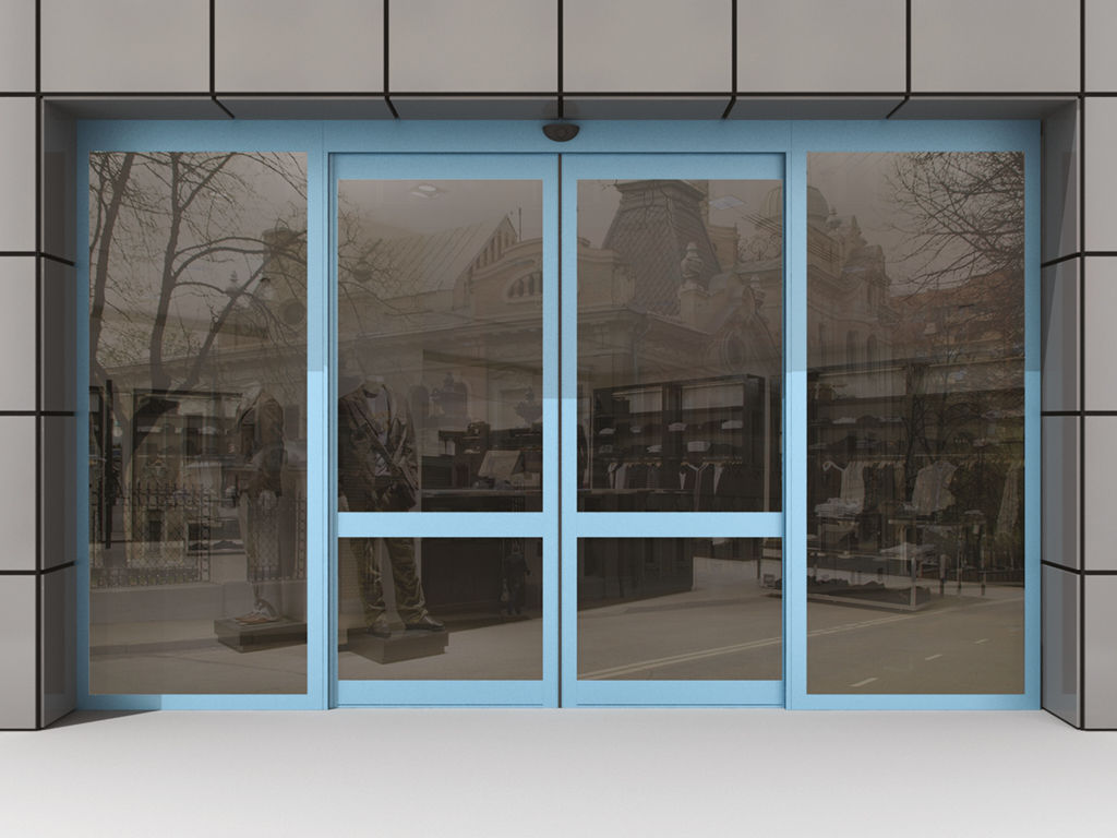 Автоматические двери раздвижные DH-DS35 с приводом AD-SP 3 Автоматические двери раздвижные DH-DS35 с приводом AD-SP 3