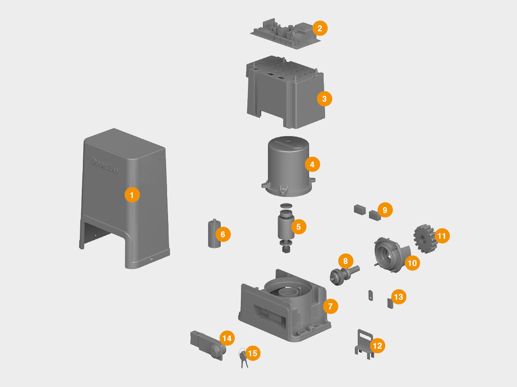 Привод Sliding-800 PRO для откатных ворот 3 Привод Sliding-800 PRO для откатных ворот 3