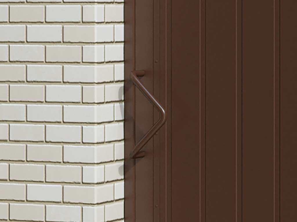 Калитка в алюминиевой раме с заполнением сендвич-панелями PSD-A 26 Калитка в алюминиевой раме с заполнением сендвич-панелями PSD-A 26