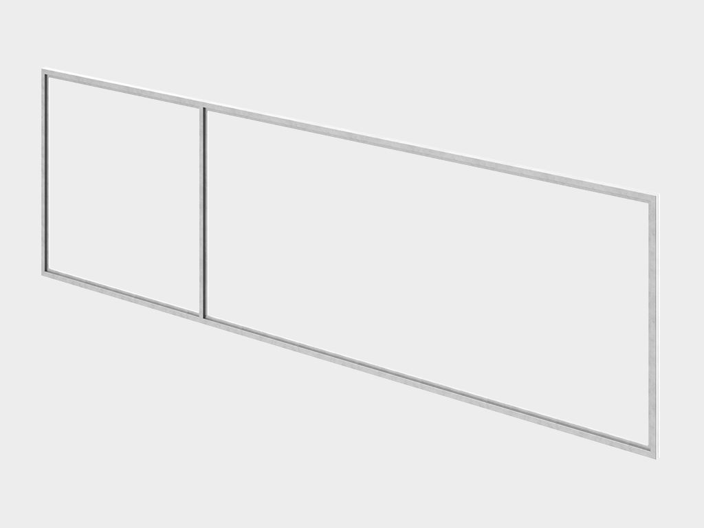 Профиль для ворот универсальный Т-образный 6000х80Х60Х1,5 2 Профиль для ворот универсальный Т-образный 6000х80Х60Х1,5 2