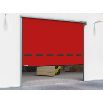 Скоростные рулонные ворота для наружного использования
