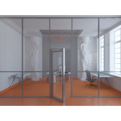 Офисные алюминиевые перегородки